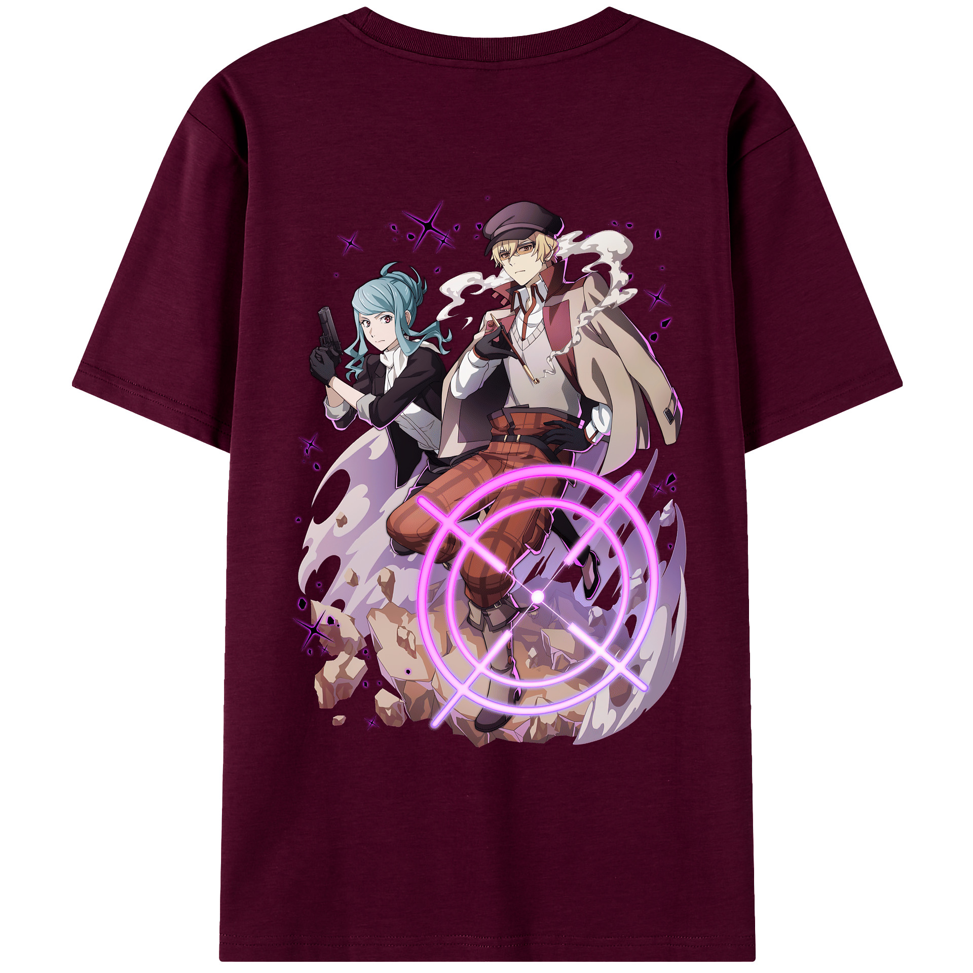 （画像用） 文豪ストレイドッグス Bungo Stray Dogs レディース半袖Tシャツ(バックプリント)